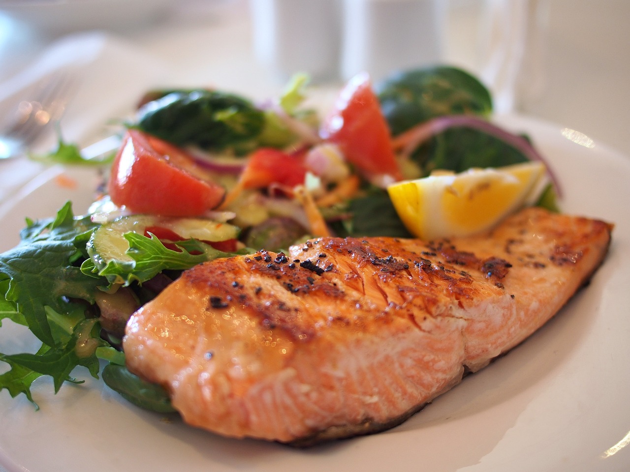 Recette saumon grillé aux légumes